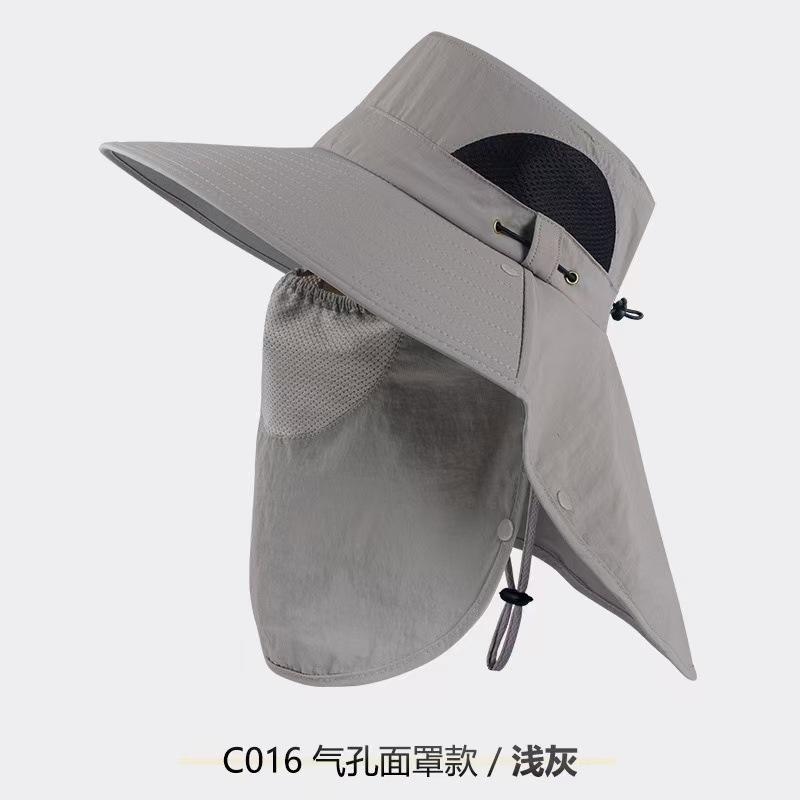 New Outdoor Summer Sun Protection Hat, UV Protection Bucket Hat Women's High-end Sense Hat Direct Supply