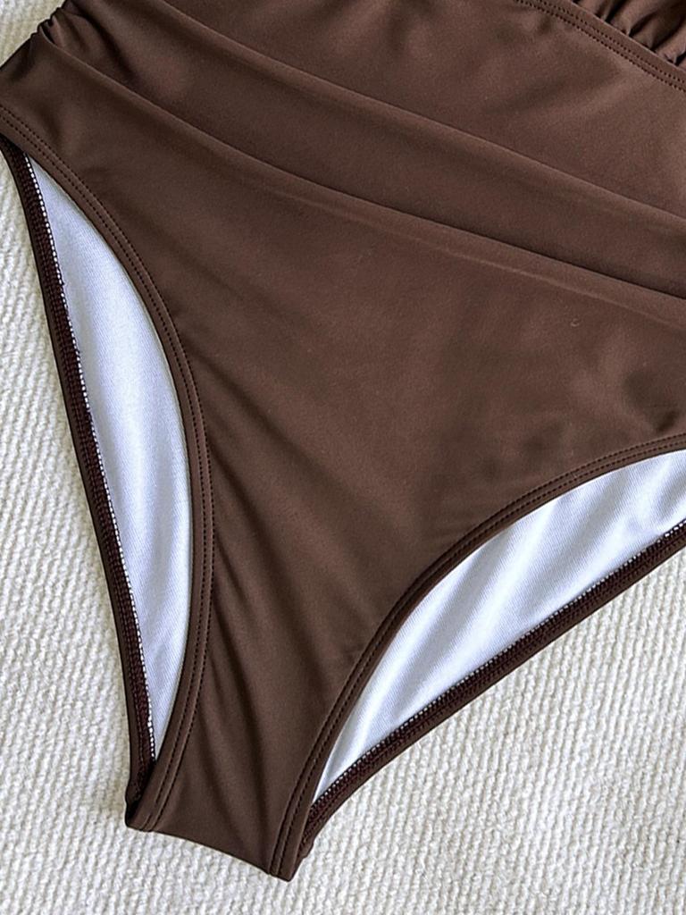 2025 Sexy High-Waisted Push-Up Bikini Set for Women