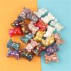 CH73 5Pcs Bear Strawberry Beads Beautiful Multicolor Beads Handmade Diy Necklace Bracelet Jewelry Handmade Beads Accessories