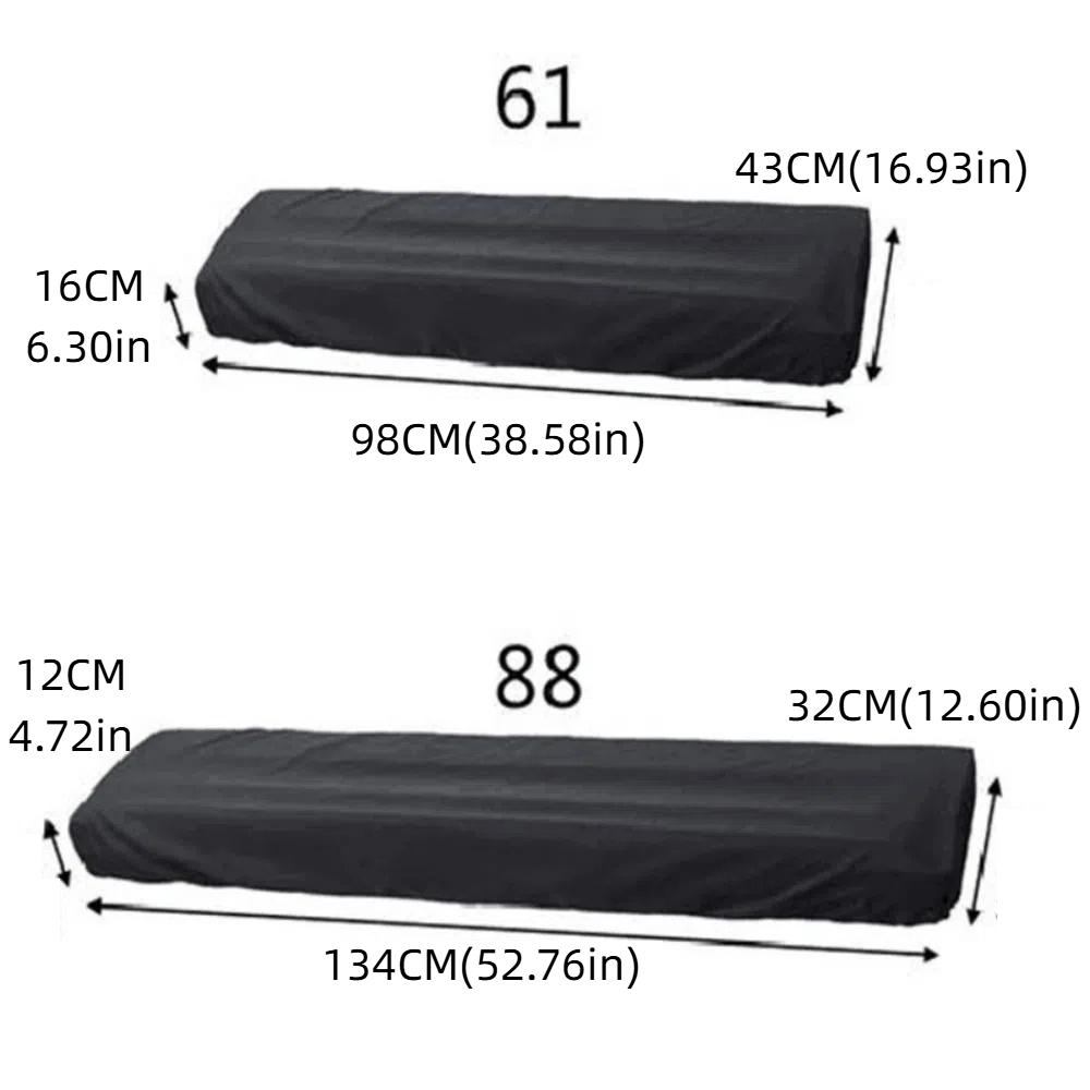 Protective Case Piano Keyboard Dust Cover Waterproof Piano Protective Case  Musical Instrument