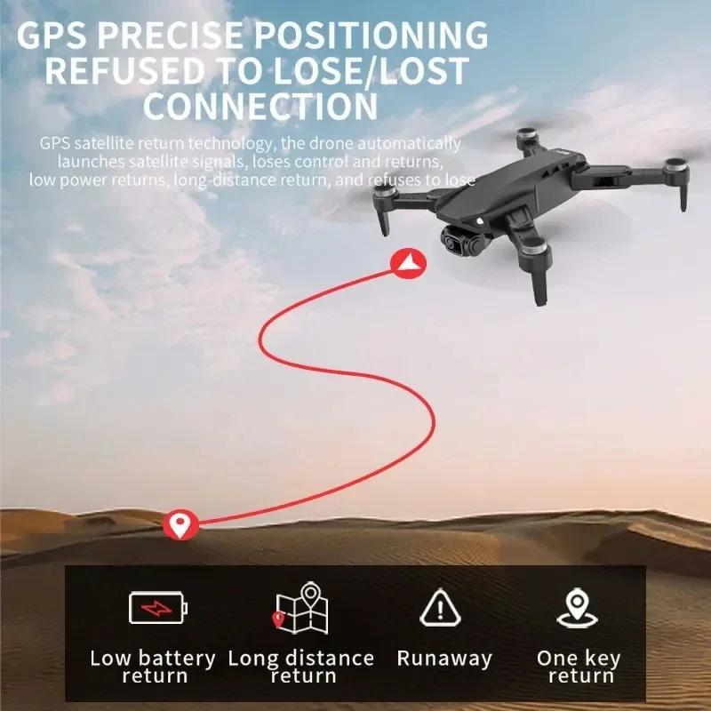 NEW L900 Pro SE GPS Drone Profesional 4K HD 5G WIFI FPV Camera Quadcopter With Brushless Motor RC Mini Drones For Children Toys