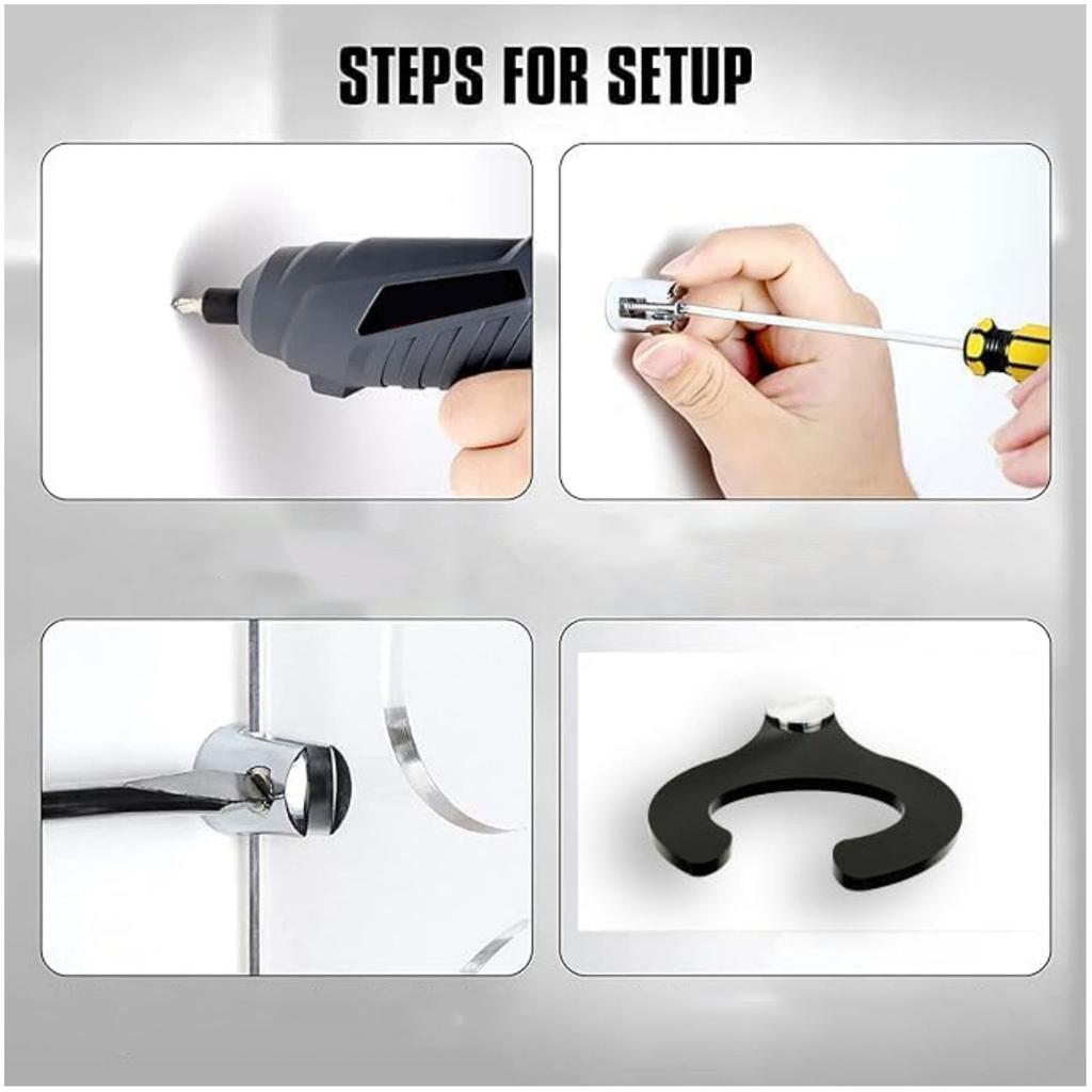 Adjustable Wall Mounted Swords Rack Display Holder Accessory for All Types of Swords 2 Pieces Set Home Organization