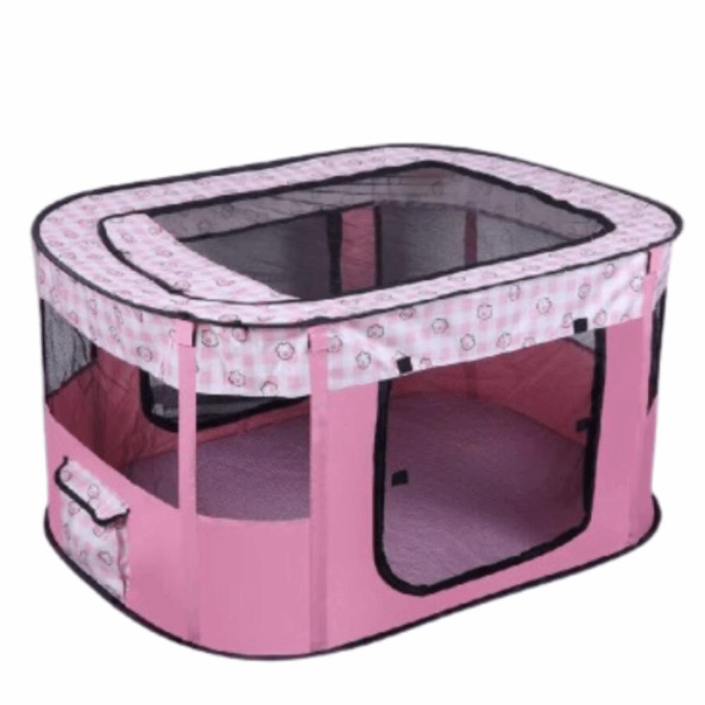 

Sturdy Portable Pet Playpen Breathable Collapsible Folding Pet Cage Waterproof 300D Oxford Cloth Dog Enclosure Outdoor