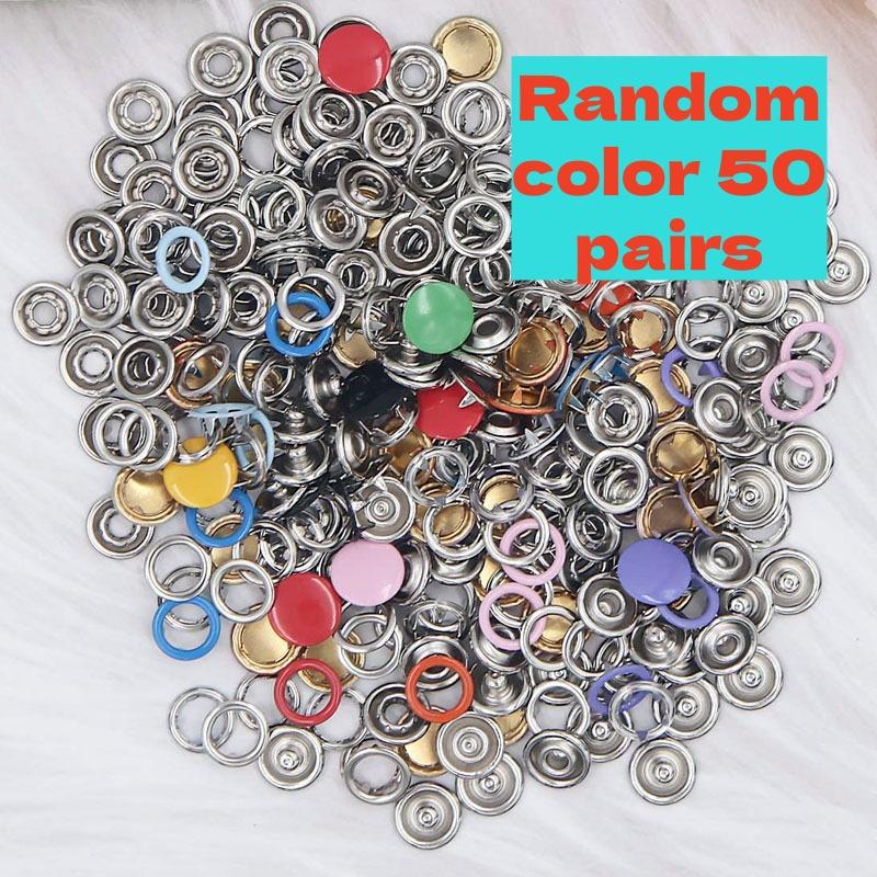 Five-Claw Button Installation Kit, Sew-Free Snap Fastener Tool Set, Hand Press Pliers, Male-Female Snap Buttons