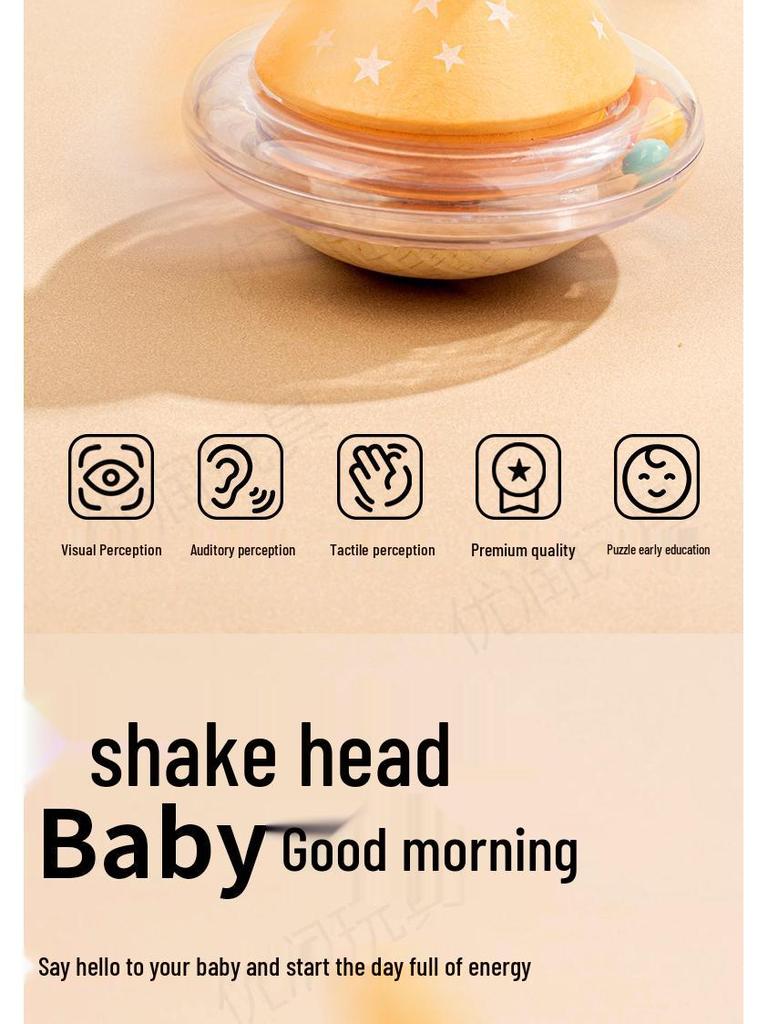 Wooden Cartoon Animal Stacking Tower - Cute Nesting Toy for Toddlers