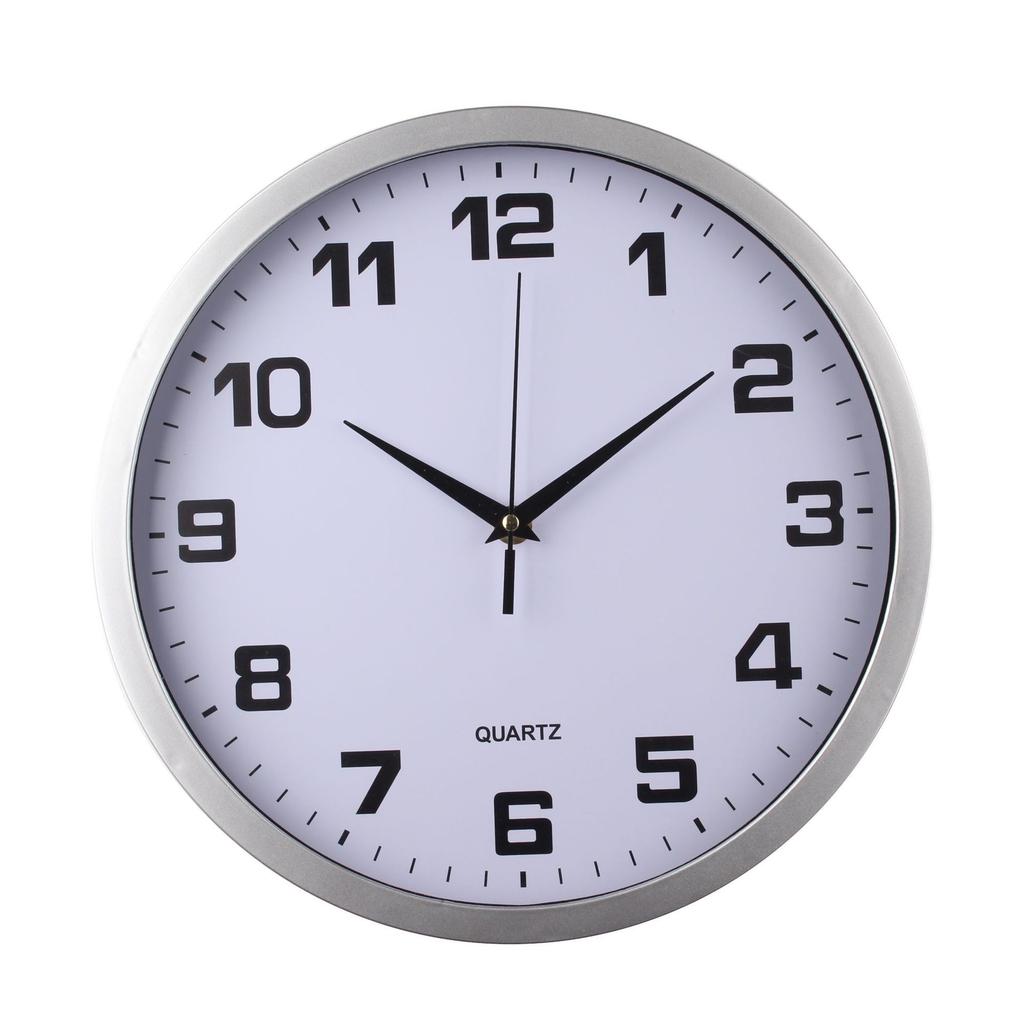 12-inch Creative Fashion Clock Simple Digital Silent Wall Clock Living Room Wall Clock