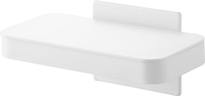 Suporte Magnético para Sacos de Plástico Yamazaki com Tampa Triangular Flutuante W18 x x 1919, Branco, D10.5 A8cm, Tower, Canto,