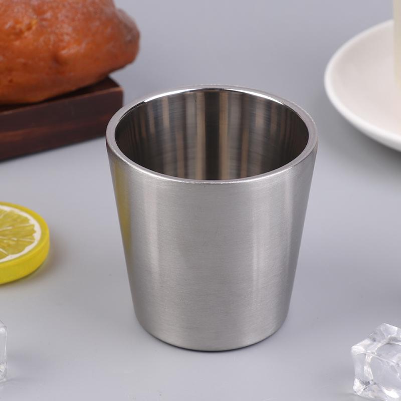 

175ml 304 Stainless Steel Cup Outdoor Hiking Gear Stackable Cup Camping Cups Coffee Travel Cup Sets Portable Drink-ware 175ml