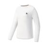 Fila Tennis Simple Classic Casual Slim Fit Knitted Long Sleeve T-Shirt Women Tops Jade-White A11W543206FWT