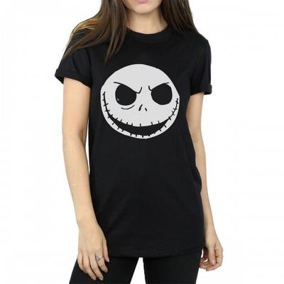 Womens/Ladies Jack Skellington Cotton Boyfriend T-Shirt