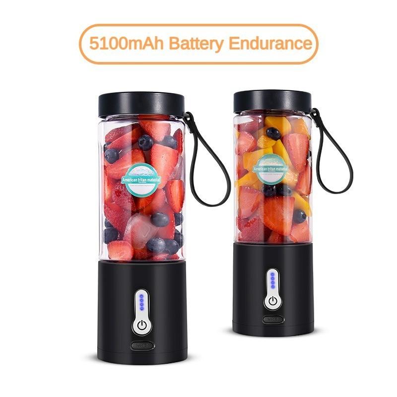 Mini exprimidor portátil multifuncional de 530 ml con carga USB, taza eléctrica para mezclar jugo de frutas, máquina para suplementos alimenticios