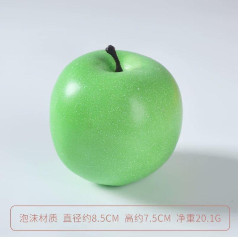 Simulierte Apfel Fälschung Roter Apfel Modell Künstliche Früchte Schmuck Opferfrüchte Skulptur Handwerk Fotografie Dekorations Requisiten