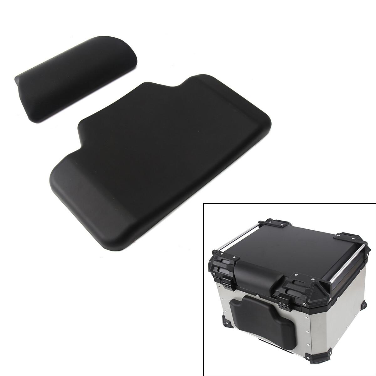 Universal Soft Motorcycle Passenger Backrest Pad Trunk Top Case Sticker Cushion