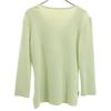 FOXEY made in Japan 7-Minuten-Ärmel V-Ausschnitt Cut 38 Gelblichgrüne Oberteile Damen Gebraucht