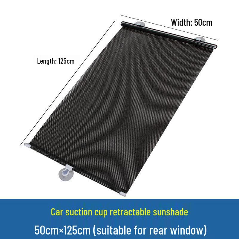 Automatic Retractable Car Windshield Sunshade and Heat Insulation Curtain