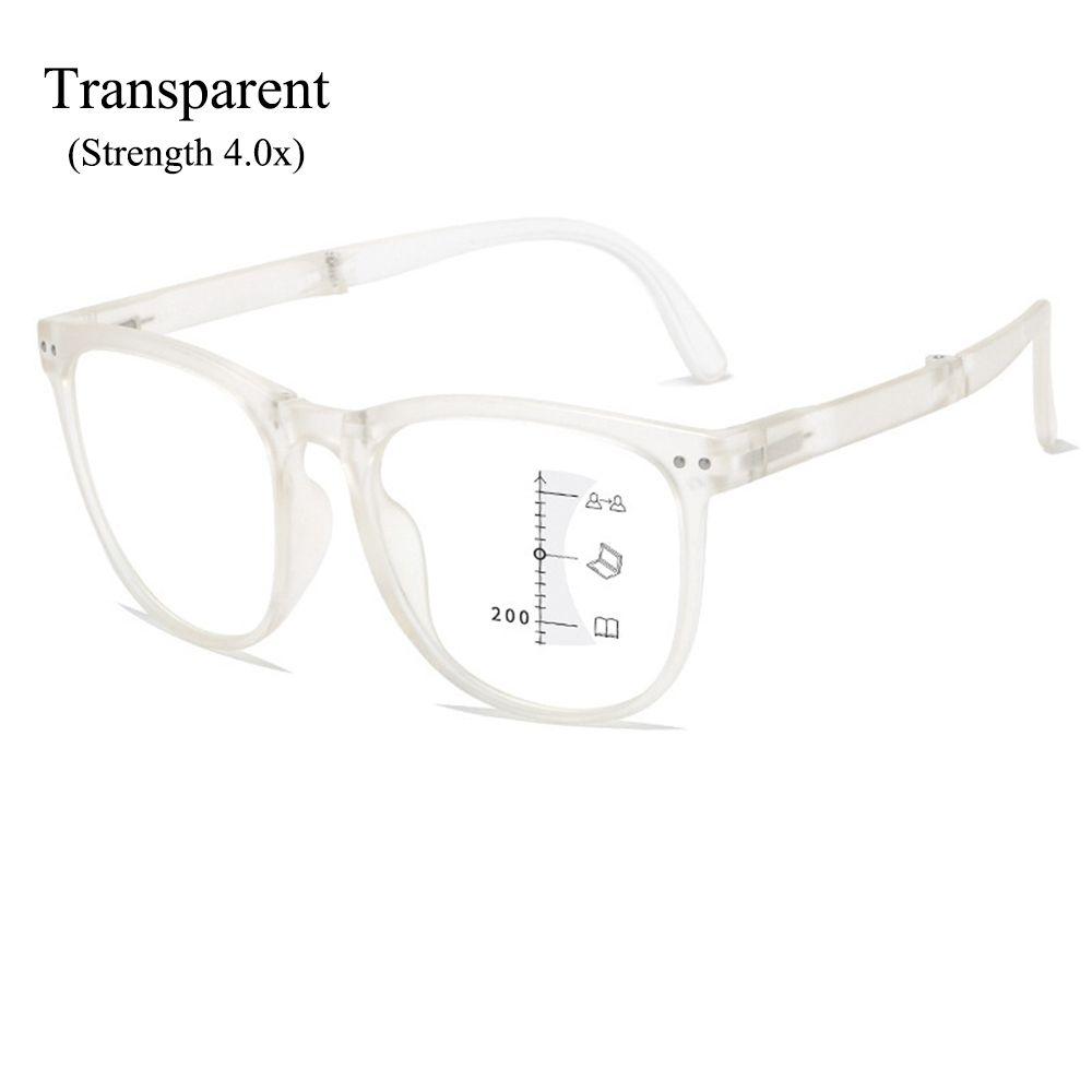 

Прочность 1.0x ~ 4.0x Складные Легкие Мультифокальные Очки для чтения Пресбиопические Очки Ридеры Strength 4.0x-Transparent