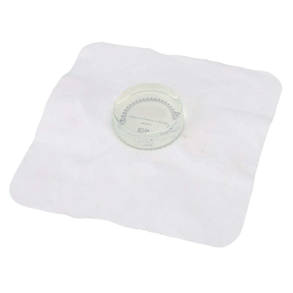 Violin Rosin High Purity High Friction Low Dust String Rosin for Viola Cello Erhu Music Instrument White