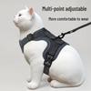 Anti-Escape Adjustable Cat Harness & Leash Set for Outdoor Walking