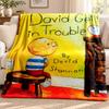 David Cannot Blanket Flannel Blanket Soft Cozy Plush Throw for Sofa Bed Lightweight Home Decoration Outdoor Camping
