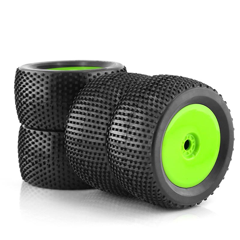 1/8 RC Off Road Racing Truck Tires And Wheels 17mm Hex Rubber Buggy Tyres For 1:8 Scale Monster Truck Car Arrma Typhon 6S Talion