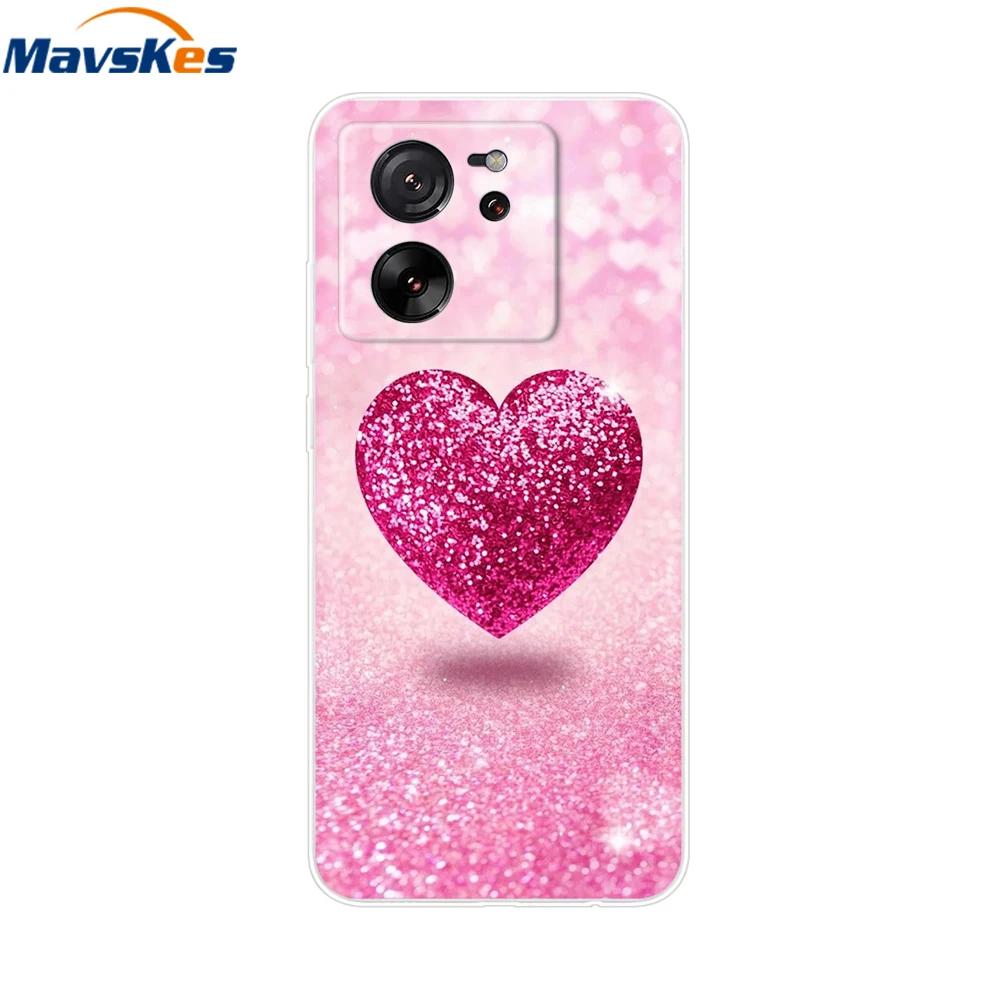 Mobile Phone Bag Case For Xiaomi 13T Case Mi13T Soft Silicone Cover For Xiaomi 13T Pro Clear Bumper For Xiaomi Mi 13T Pro Coque