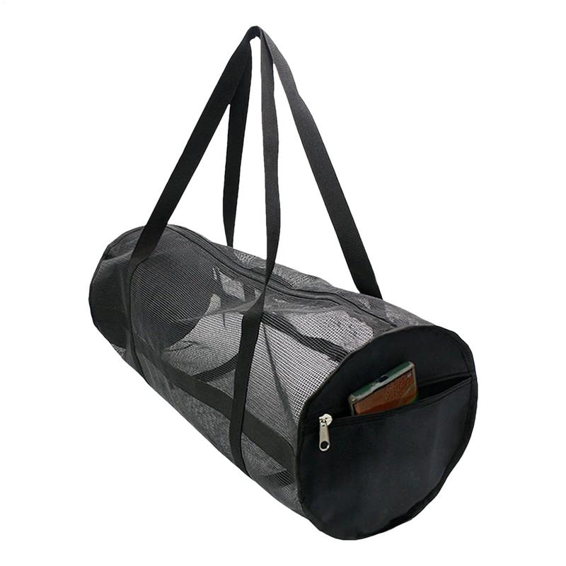 Portable Snorkeling Equipment Storage Bag Large Capacity Multifunctional Mesh Duffel Bag Shoulder Bag for Outdoor Beach Swimming