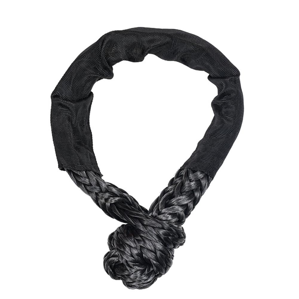 Lano k navijáku Syntetické měkké oko Nebo sada recovery kroužků Odolná oka Ochranný návlek Pro recovery nákladního vozidla