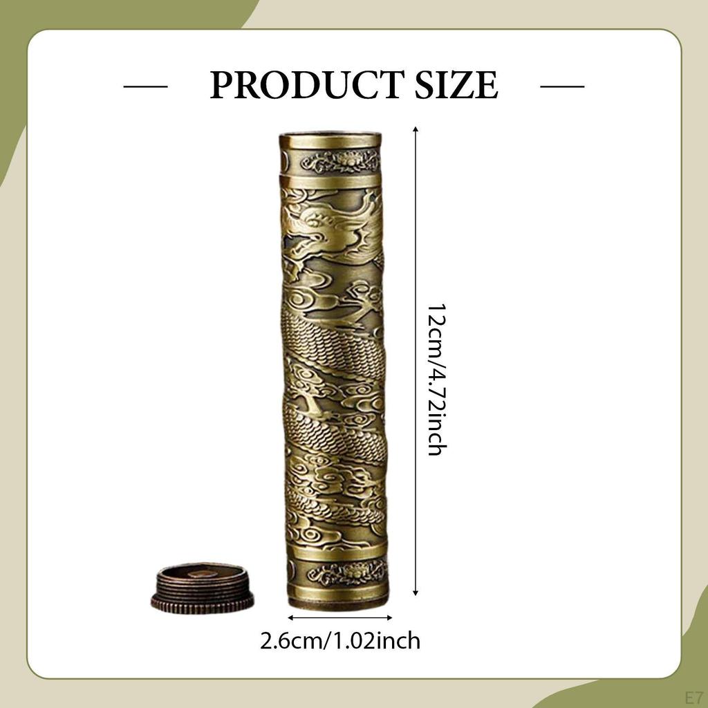 Storage Box Burner Sticks Holder,Organizer Tube Container Case for Bedroom