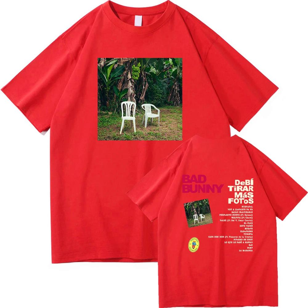 

Футболка Dtmf Fragment Shot Bad Rabbit 2025 Новий Альбом Чоловічий та Жіночий Одяг Хараджуку Високоякісна Бавовняна Топ Футболка XXXL