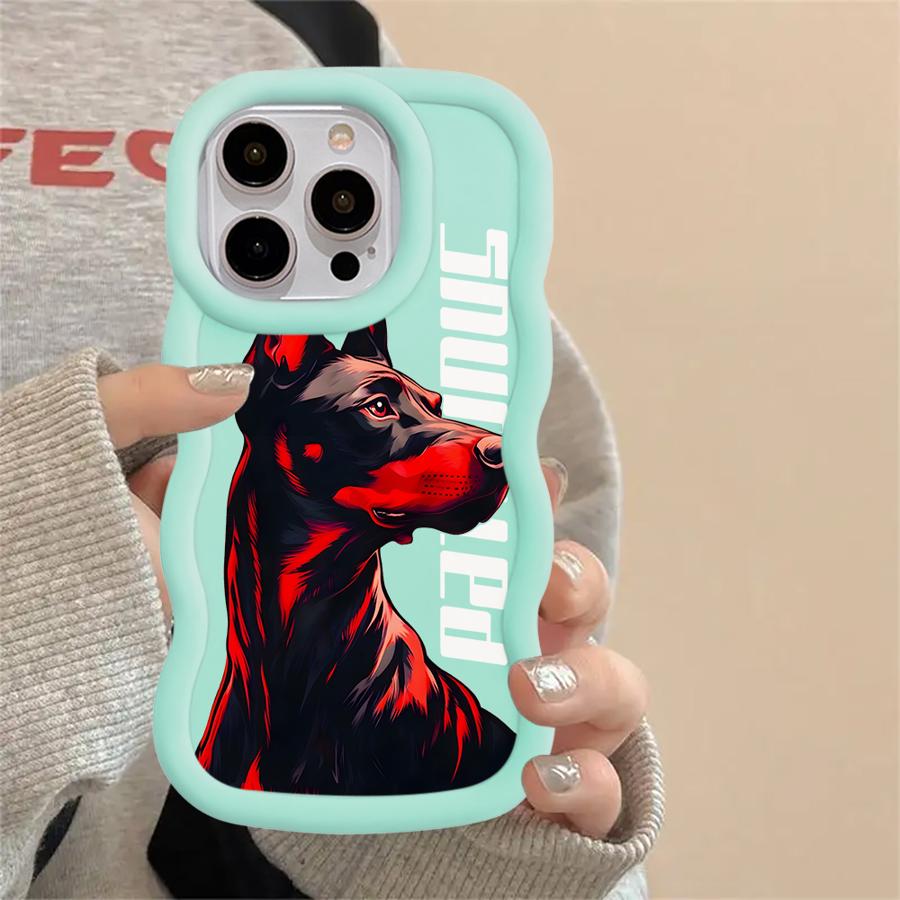 Cool Dog Case for iPhone 11 14 15 Plus 13 XR 16 Pro Max 8 12 17 Air Soft Phone Cover