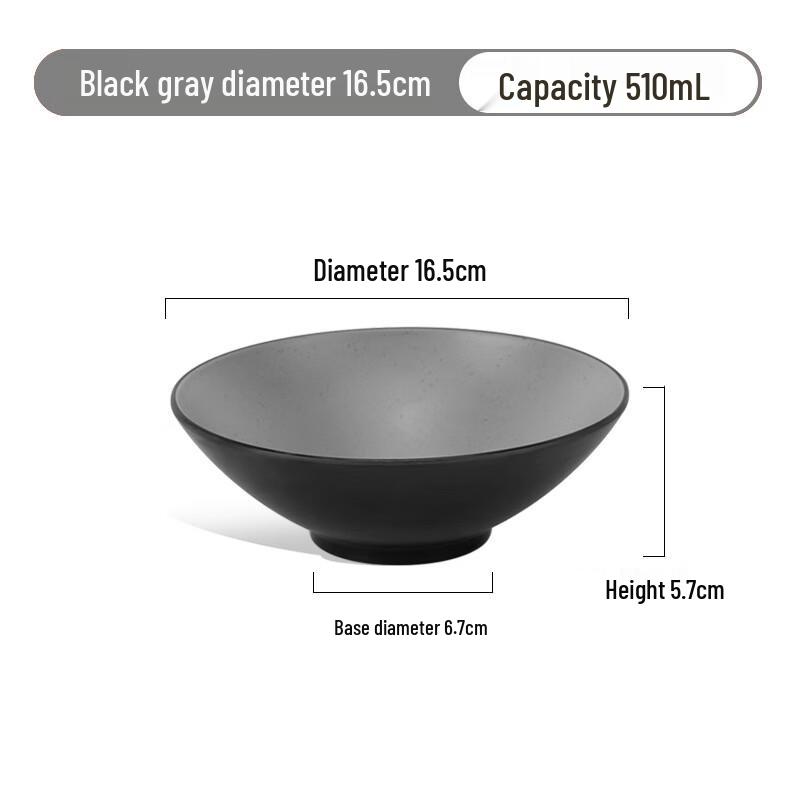 Jingyu Two-Tone Melamine Noodle Bowl