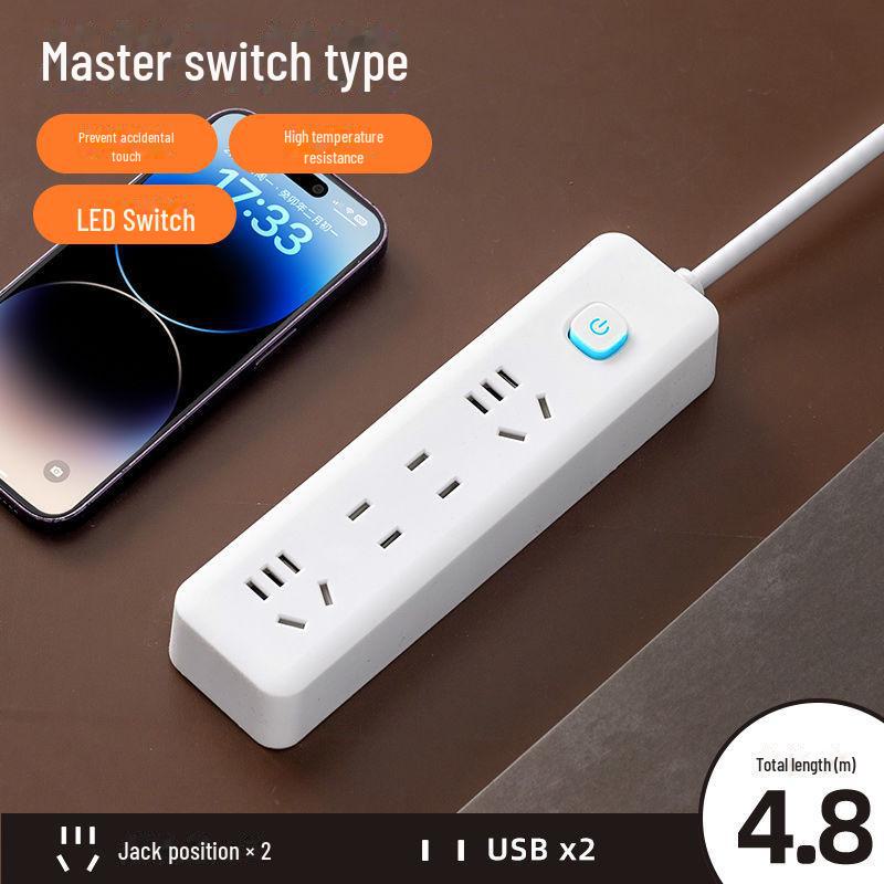 Bandă de alimentare inteligentă Xiaomi cu USB, extensie multifuncțională, priză pentru comutator pentru biroul de acasă
