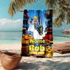 Personalisierbares, ultraweiches Strandtuch mit Bob der Baumeister-Thema, Ideal für Pool - Camping, Tauchen - Perfekter Reisebegleiter, Lebendiges Strandtuch.