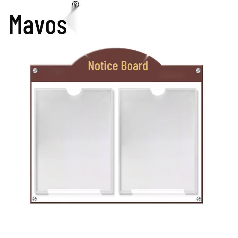 Mawosi Acrylic Wall-Mounted Notice Board