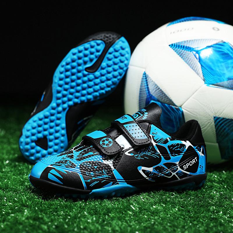 New children's broken nail football shoes tf new primary school students outdoor training non-slip sports football shoes