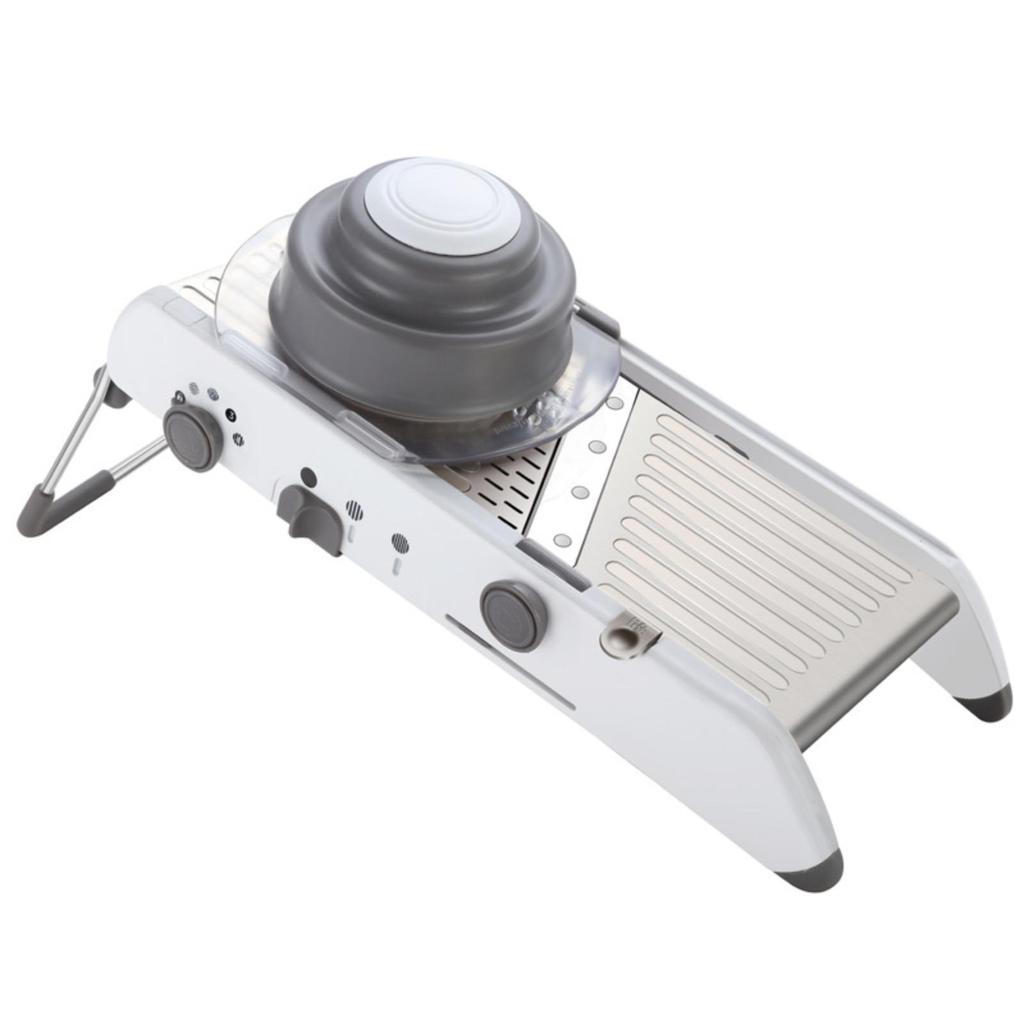 Stainless Steel Mandoline Slicers Multifunction Vegetable with Pusher Adjustable Manual
