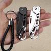Convenient Stainless Steel Pocket Knife Mini Folding Knife Carry-on Defense Keychain Portable Pocket Knife Fruit Knife Convenien