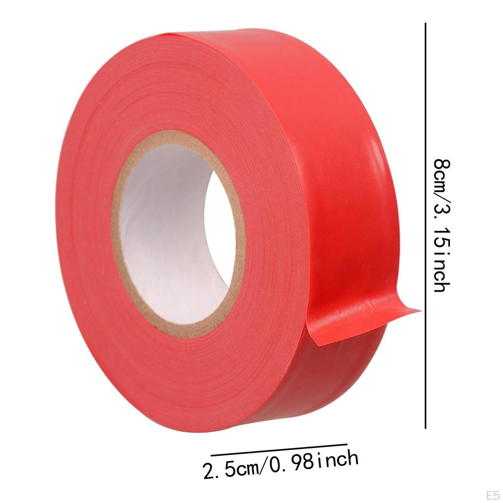 Flagging Marking Tape PVC 148ft Length Survey Ribbon Roll for Boundaries Area Workplace Use