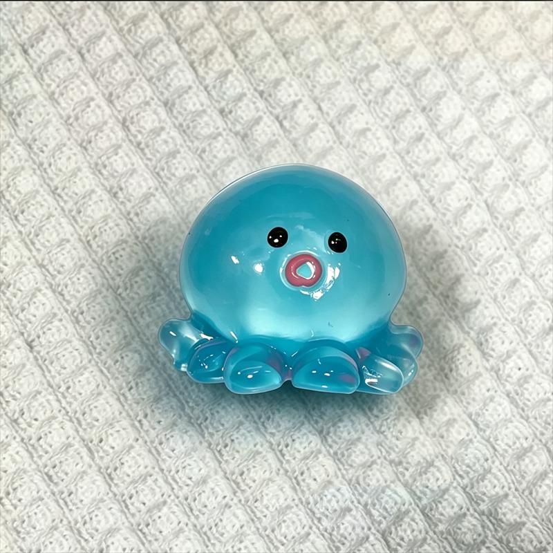Taba Squishy Quallen Oktopus Spielzeug - Transparent Niedlich Sensorisches Fidget für Schreibtisch Fokus
