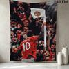 Marcus Rashford Wall Tapestry Aesthetic Wall Hanging Printed Fabric Blanket Decorative Tapestries for Bedroom Living Room Home Decor