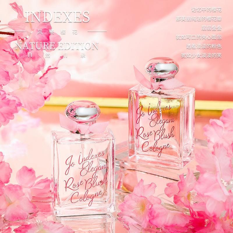 Wind Around The Cherry Blossom Perfume Rose Ms. Student Perfume Lasting Floral Notes Woody Fragrance Premium Long Lasting Fragrance Gift for Friends