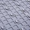 Grid Texture Bathroom Pad with Suction Pad Pedal Pad Bathroom Rug Floor Mat  Washroom