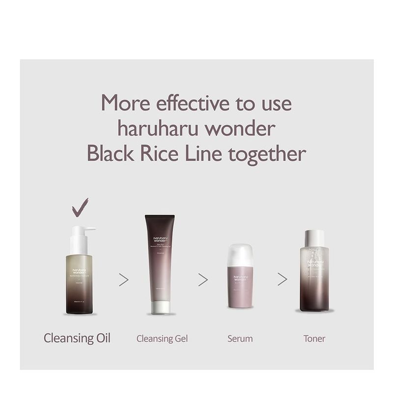 HARUHARU WONDER Black Rice Moisture Cleansing Oil