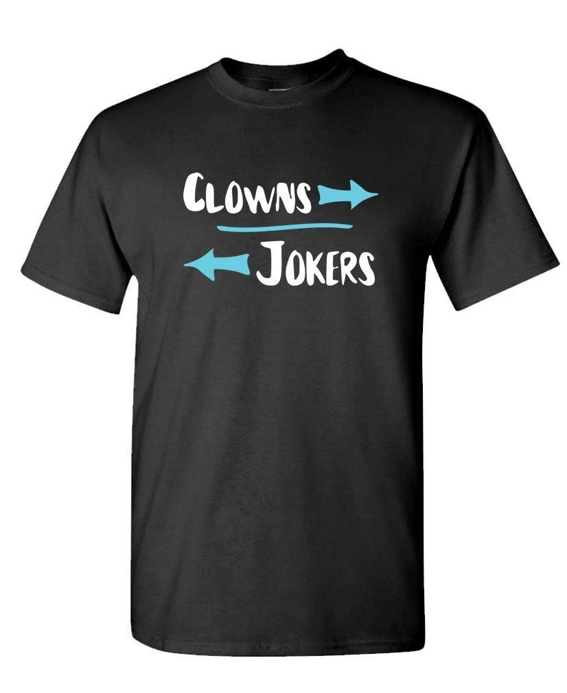 CLOWNS TO THE Left Of Me Jokers 2 The Right - Unisex Cotton T-Shirt Tee Shirt 3XL