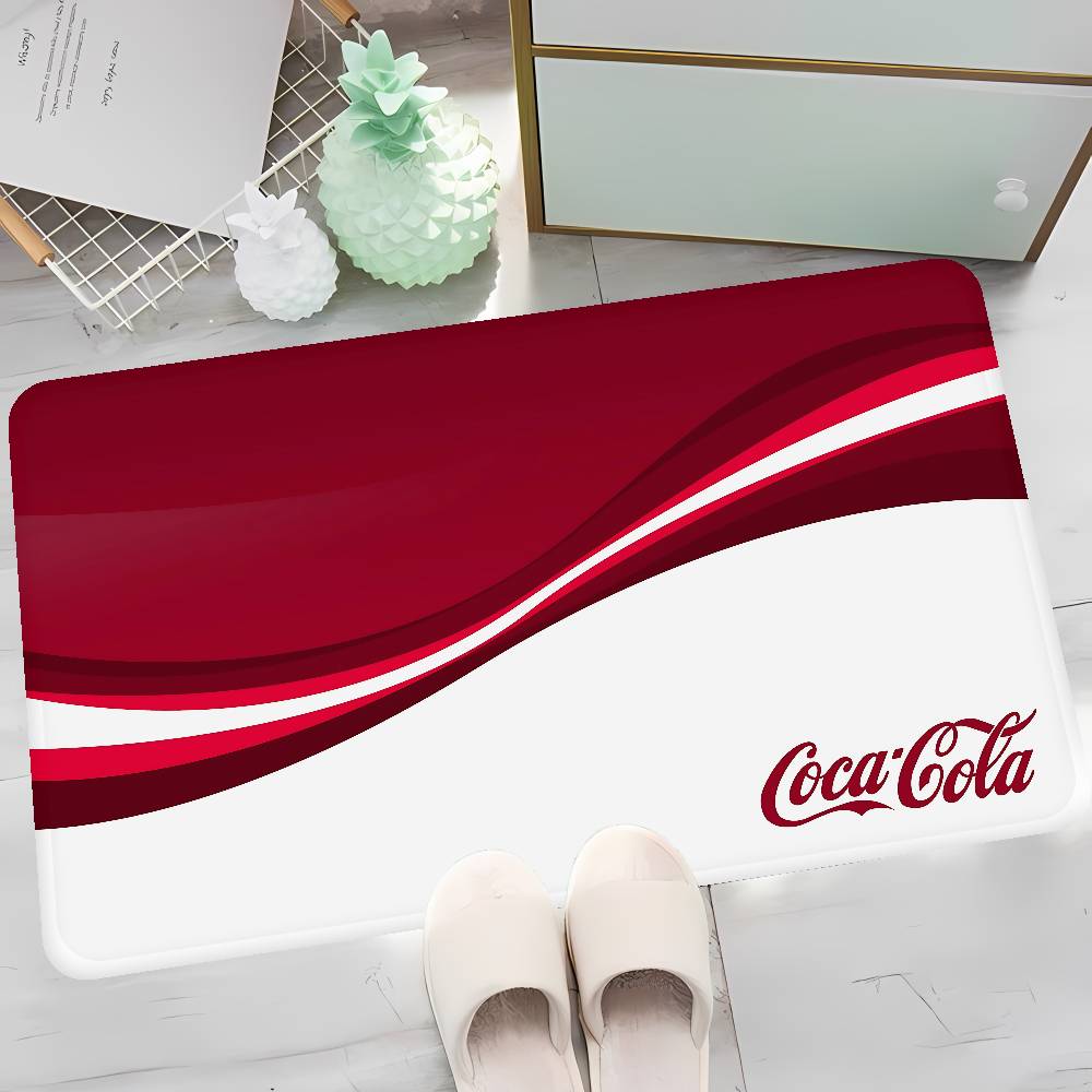 C-Coca-C-Cola Küchenmatte Kinderzimmer Schlafzimmer Dekoration Balkon Rutschfeste Fußmatte Wohnzimmer Alfombra