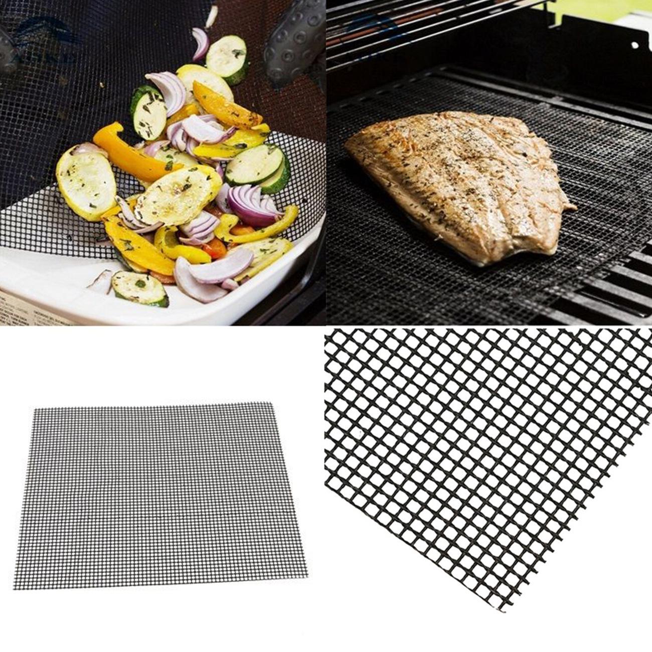 

Grill mesh mat, black, 36x42cm One size