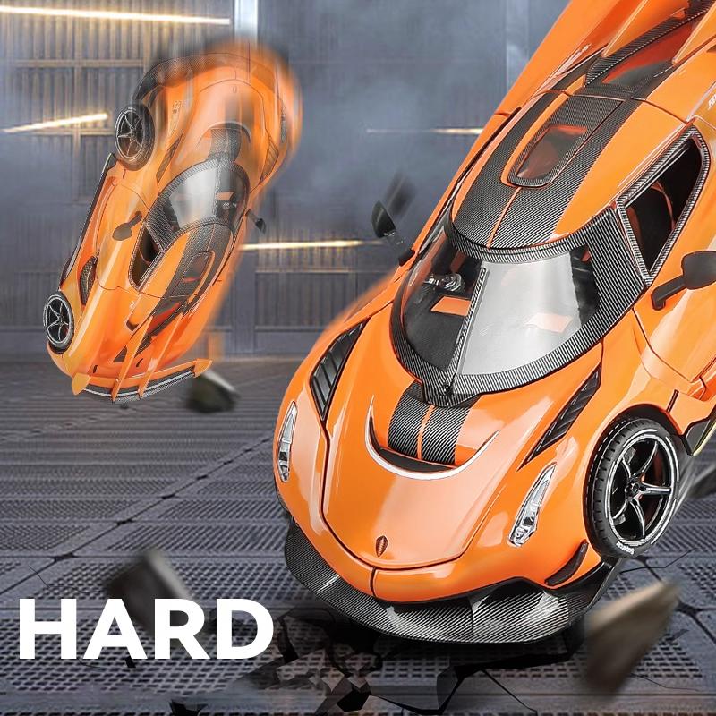 1:24 Jesko Alloy Sports car Model Diecasts Metal Racing Car Model High Simulation Sound Light Pull Back Kid Toy Birthday Gift Co