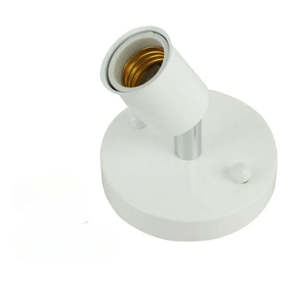 E27 Lamp Holder Simple Iron Screw Lamp Holder 180 Degrees Turn To Dining Room Living Room Decorative Bulb Socket