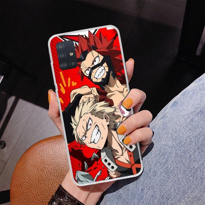 My Hero Bakugou Katsuki Phone Case For Samsung Galaxy A52 A32 A22 A12 A51 A31 A50S A30S A20S A10S Note 20 Ultra 10 Plus S10 A72
