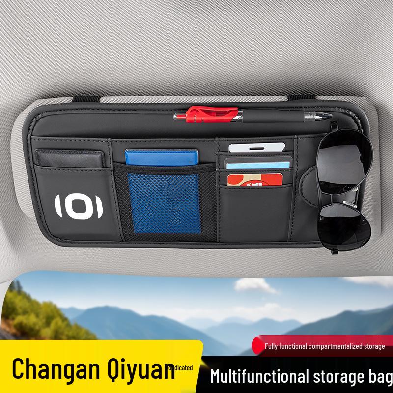 Changan Qiyuan A07/Q07/A05/Q05 A06 Hunter K50 Car Glasses Clip Sun Visor Organizer